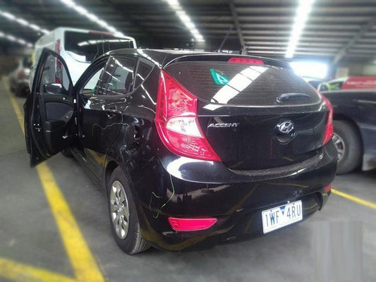 Hyundai Accent Rb 2015 1.4l Petrol Auto 5dr Hatch Black - Bootlid/Tailgate RB257843-BO/TA