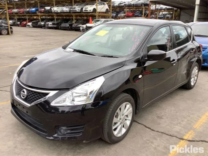 NISSAN PULSAR C12 2016 black - Right Front Door - AU-219-NI-14LP-D-B