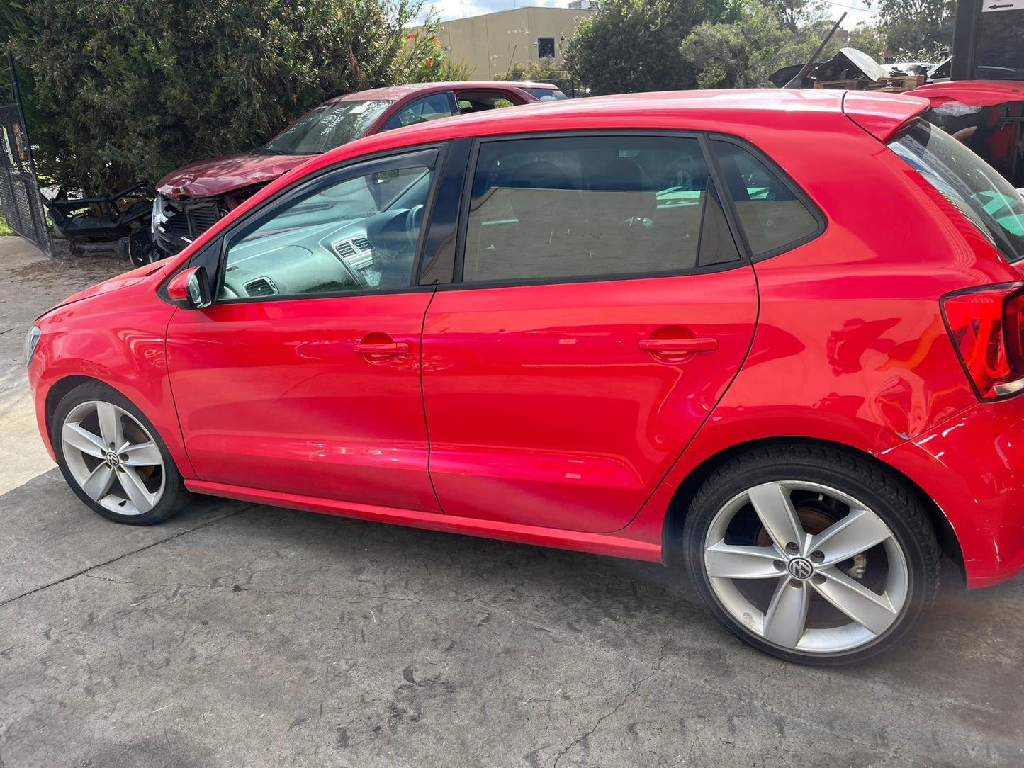 VW POLO V (6R1, 6C1) 1.2 TSI 2011 red - Spare Wheel Winch - AU-219-VW-10-W-T