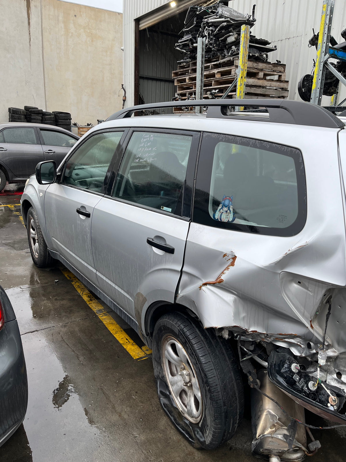 SUBARU FORESTER SH 2008 silver - Left Front Door - AU-219-SU-17LP-D-A