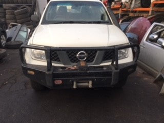 NISSAN NAVARA D40 2008 white - Left Rear Door - AU-219-NI-26LP-D-C