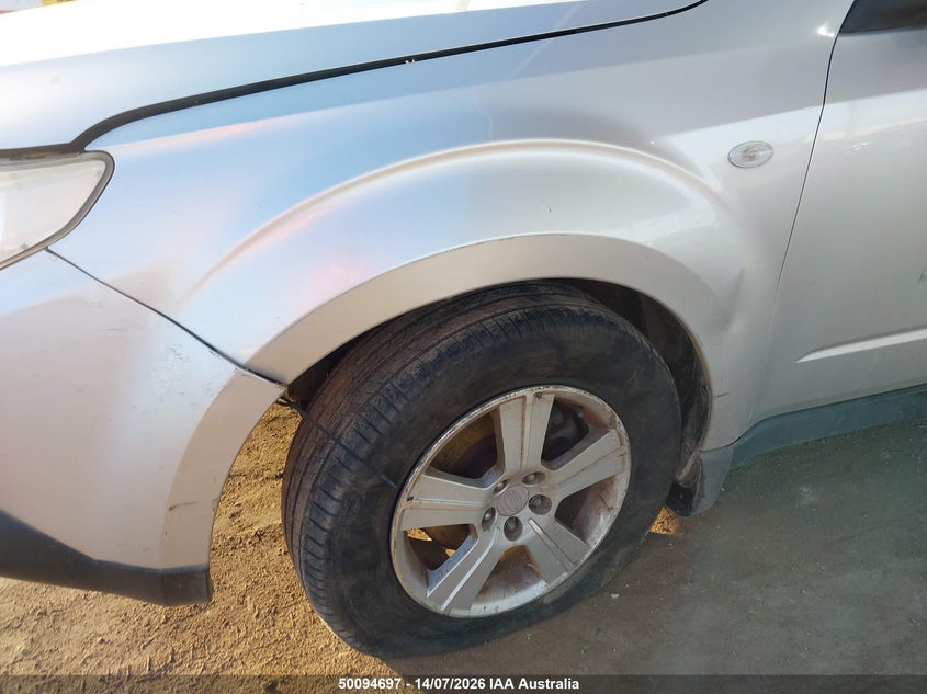 SUBARU FORESTER (SH_) 2.5 AWD (SH9) 2007 silver - Left Rear Door - AU-219-SU-2-D-C