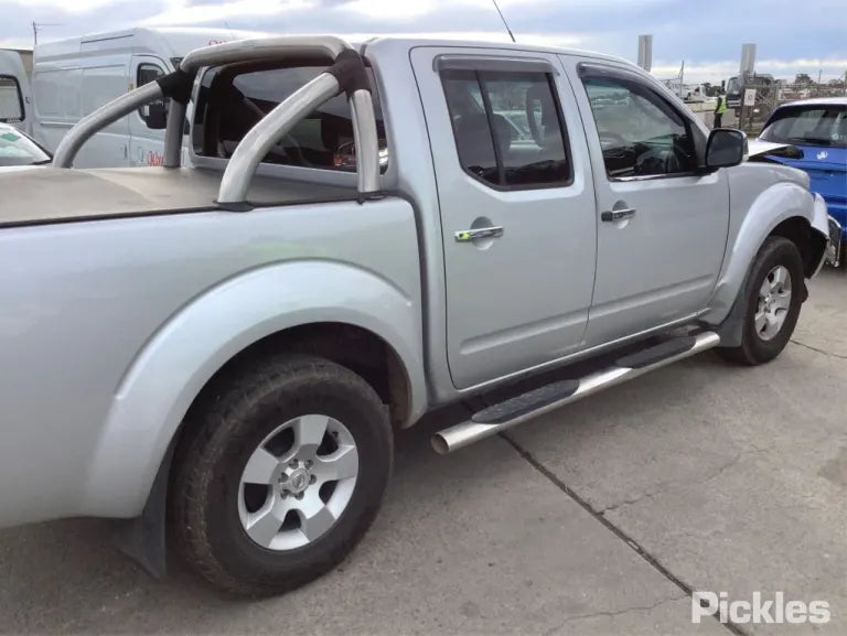 NISSAN NAVARA D40 2008 silver - Right Front Door - AU-219-NI-8LP-D-B