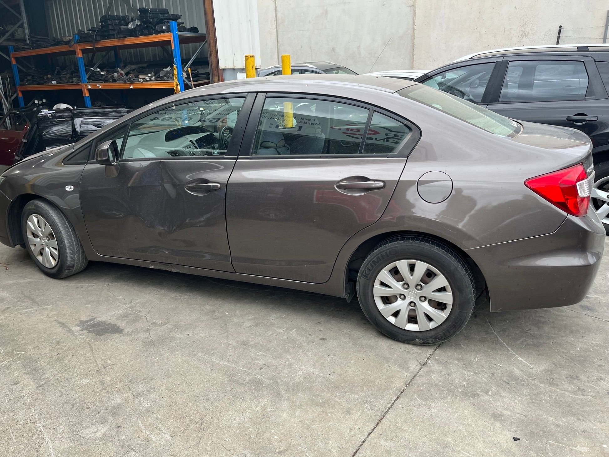HONDA CIVIC FB 2012 brown - Left Rear Door - AU-219-HO-13LP-D-C