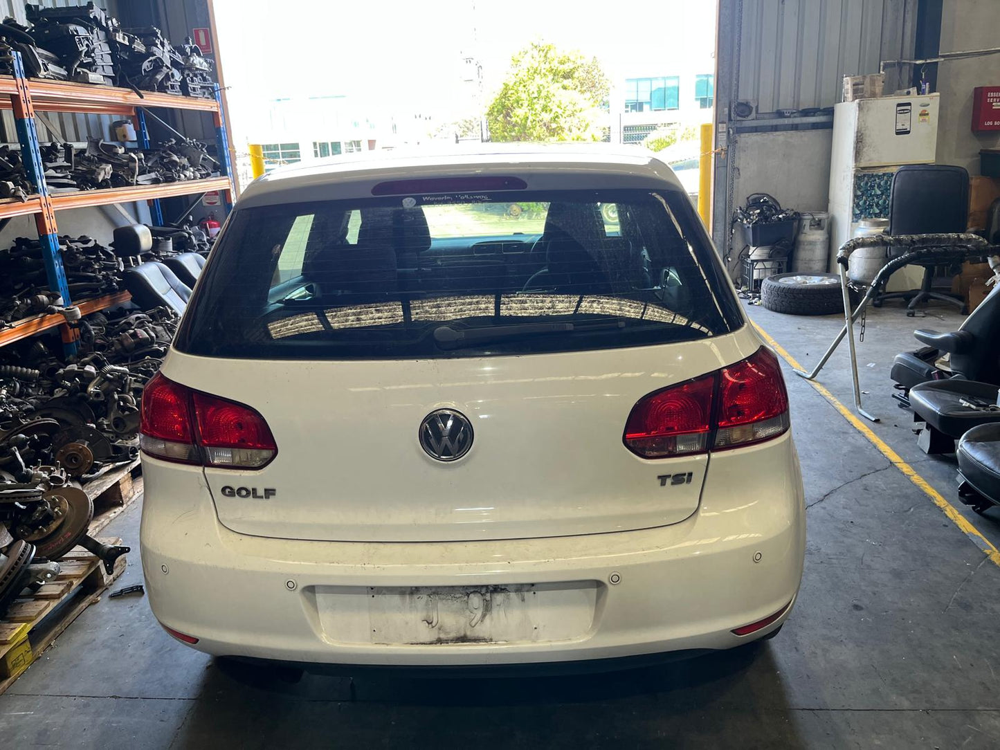 Volkswagen Golf Mk6 2012 White1.2L Petrol Turbo Auto - Rear Bar Reinforcement Bar MK6-006935-RE-RIO