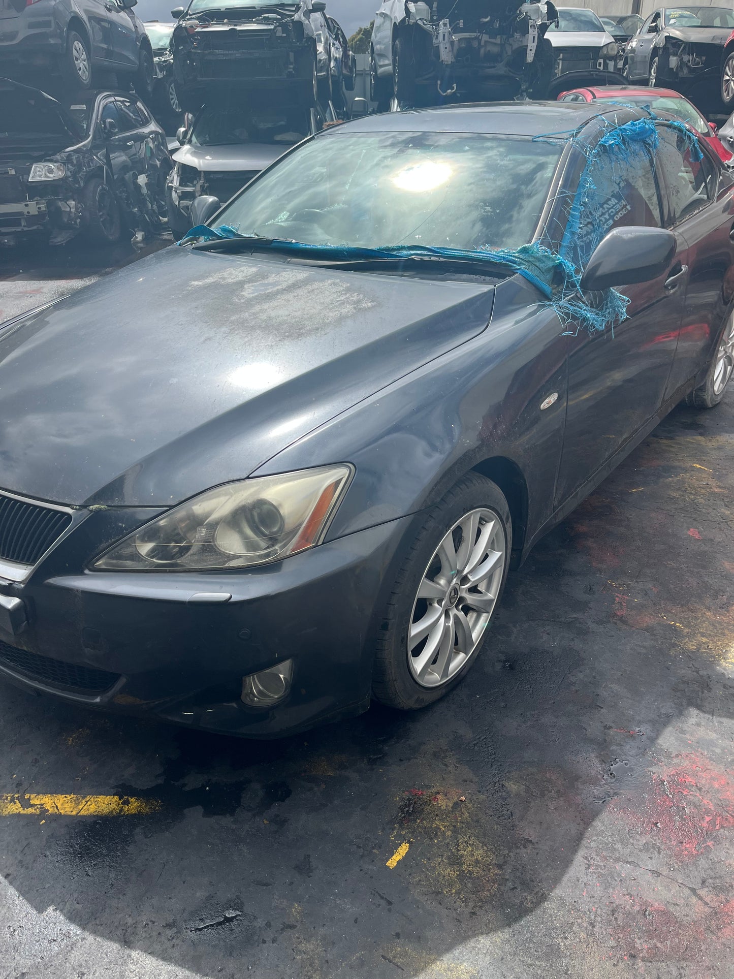 LEXUS IS GSE20 2008 grey - Left Rear Door - AU-219-LE-1LP-D-C