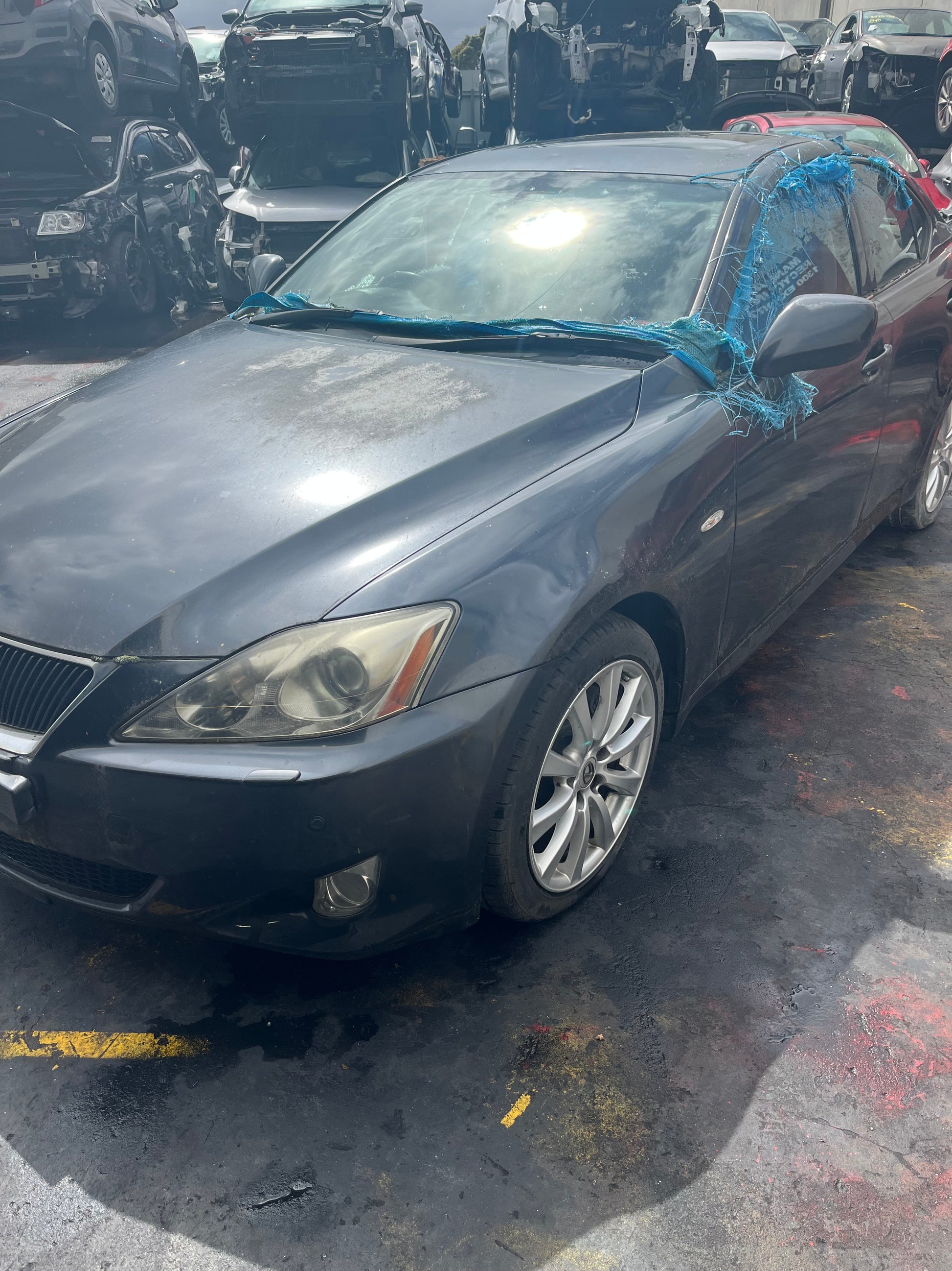LEXUS IS GSE20 2008 grey - Left Rear Door - AU-219-LE-1LP-D-C