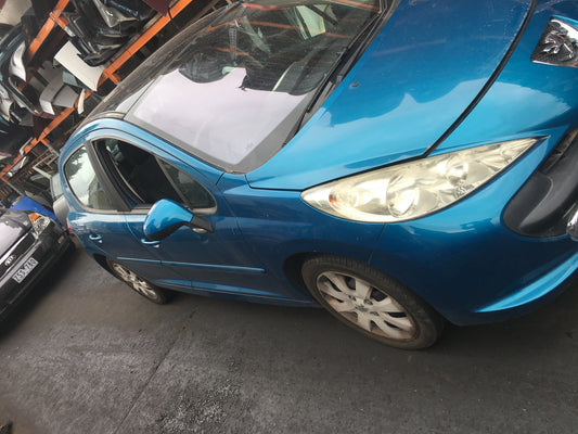 PEUGEOT 207 A7 2007 blue - Left Rear Door - AU-219-PE-1LP-D-C