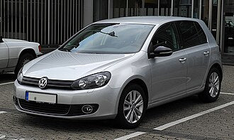 VOLKSWAGEN GOLF Mk6 2011 grey - Left Rear Door - AU-219-VW-4LP-D-C
