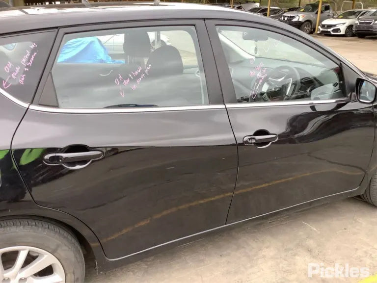 NISSAN PULSAR C12 2016 black - Right Front Door - AU-219-NI-22LP-D-B