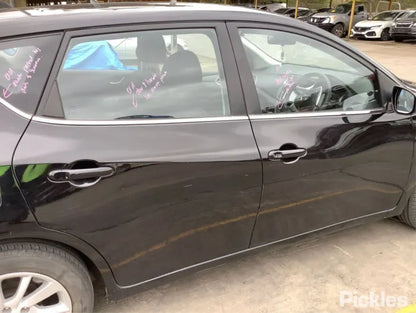 NISSAN PULSAR C12 2016 black - Right Front Door - AU-219-NI-22LP-D-B