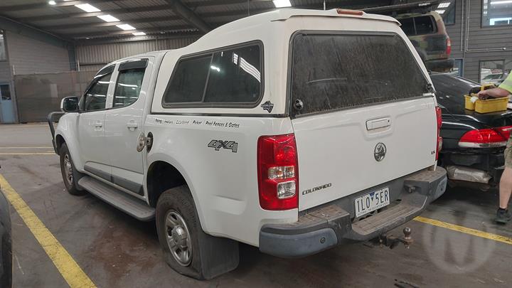Wrecking/Dismantling Holden Colorado RG 2015 dual cab Ute 2.8L Diesel 4WD Auto white