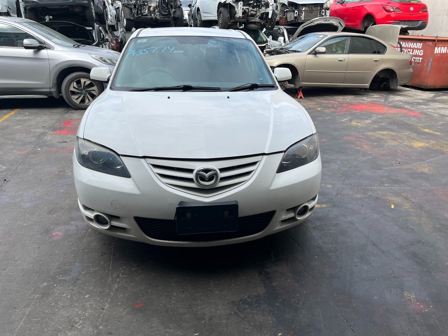 Mazda 3 Sp23 BK s1 Sedan 2004 2.3l Petrol Manual - Front Bumper Bar BK114132-FB