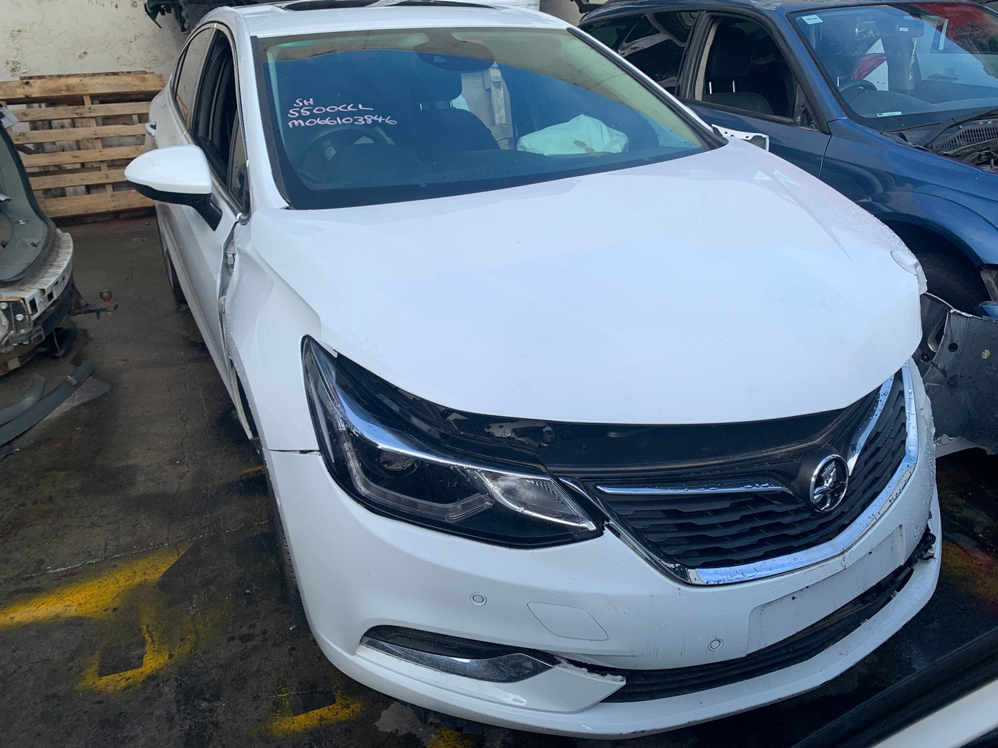 HOLDEN ASTRA BL 2018 white - Left Rear Door - AU-219-HL-60LP-D-C