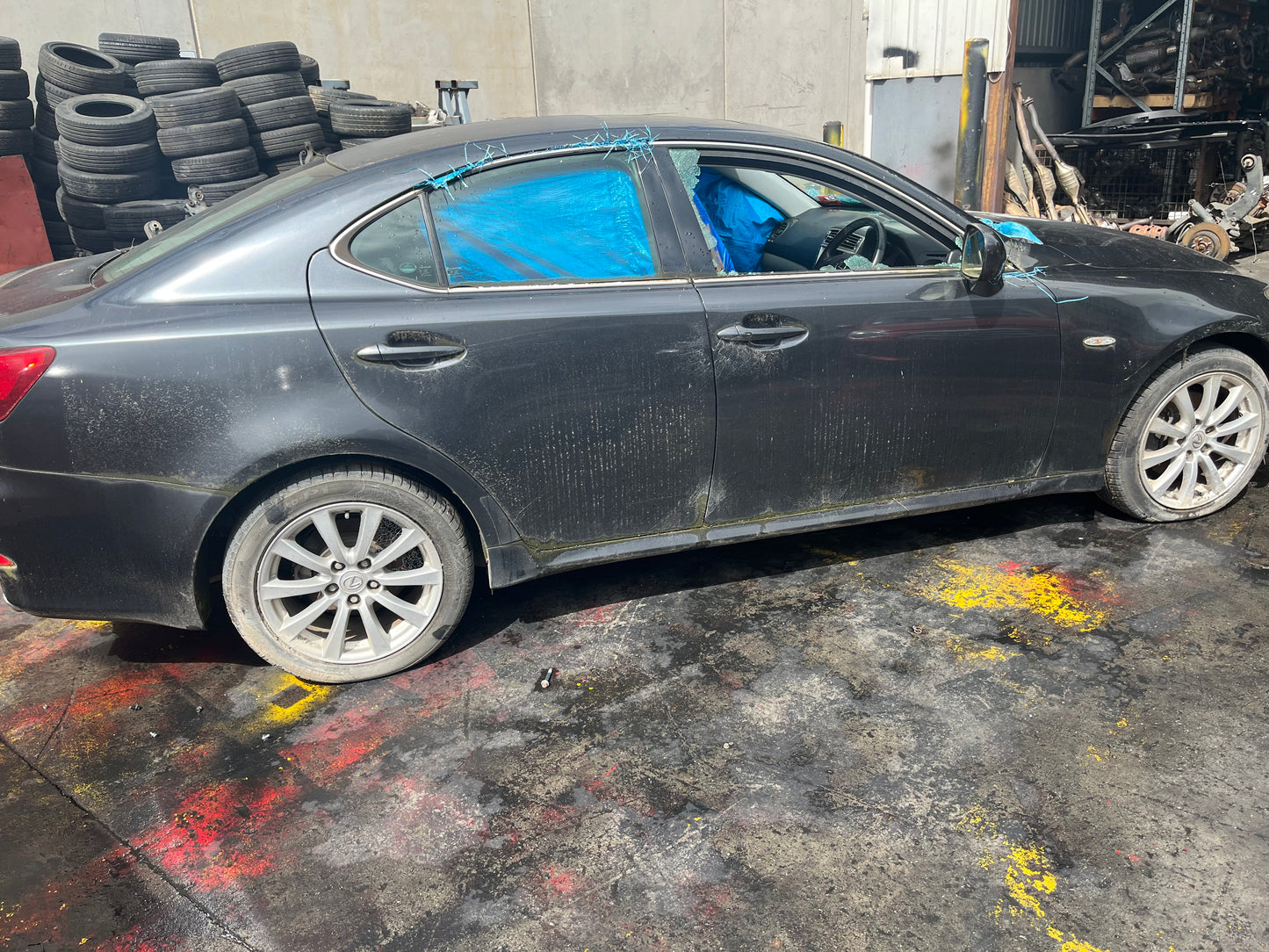 LEXUS IS GSE20 2008 grey - Left Rear Door - AU-219-LE-1LP-D-C