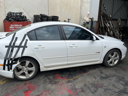 MAZDA 3 BK 2004 white - Right Rear Door - AU-219-MA-6LP-D-D