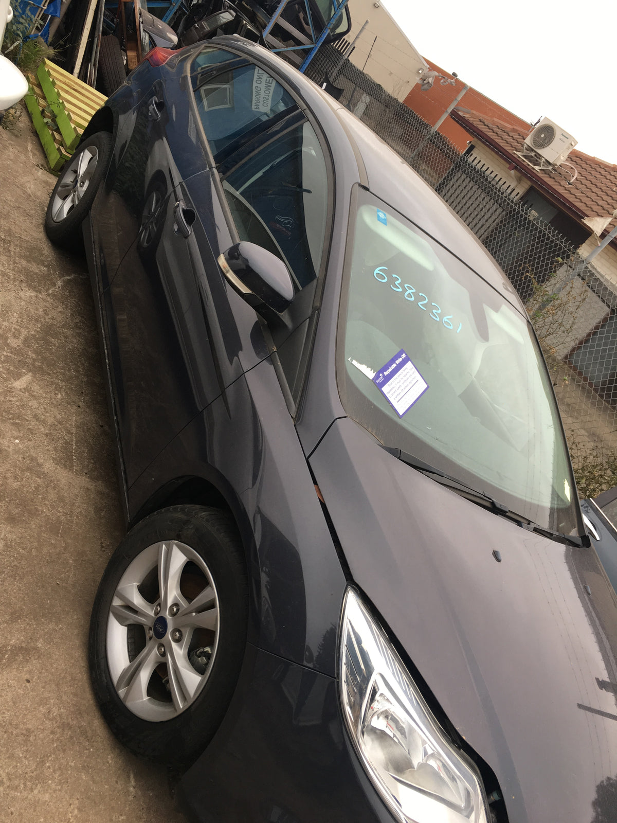FORD FOCUS LW 2017 blue - Right Rear Door - AU-219-FO-17LP-D-D