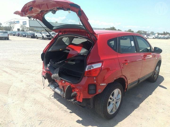 NISSAN DUALIS J10 2014 red - Right Rear Door - AU-219-NI-23LP-D-D