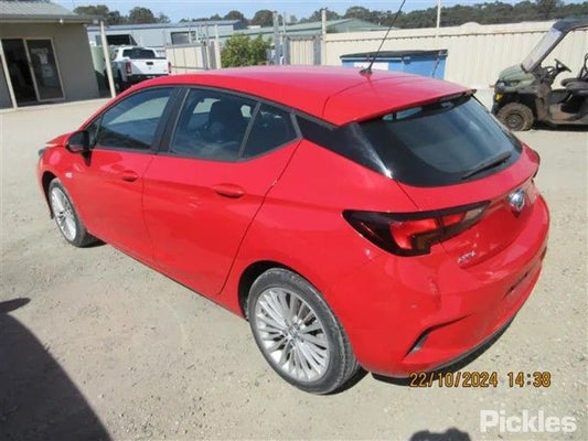 Holden Astra Bk 2017 Red Hatch Petrol Turbo 1.4L Auto Fwd - LHR Door Shell BK056384-LHR-DO