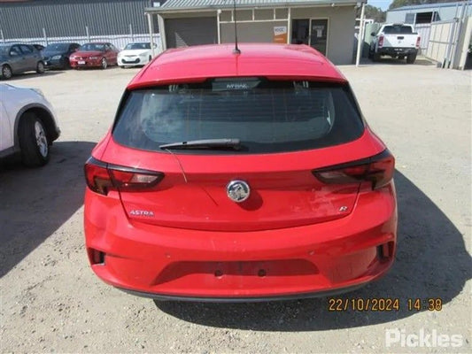 Holden Astra Bk 2017 Red Hatch Petrol Turbo 1.4L Auto Fwd - Rear Bumper Bar BK056384-RB
