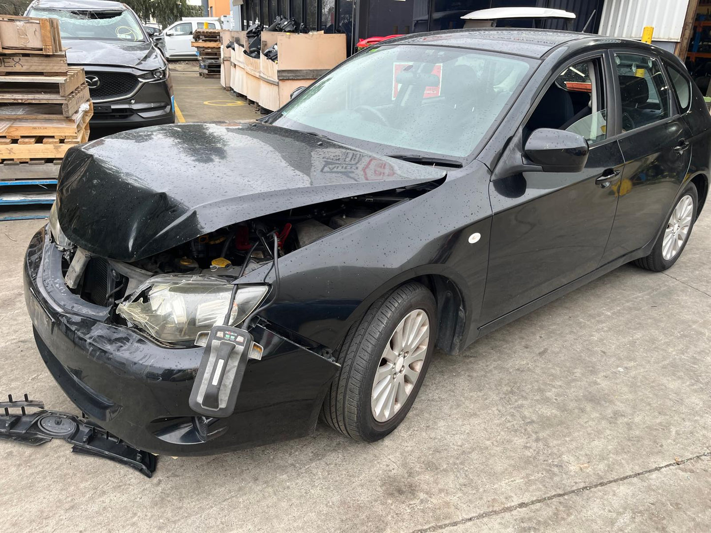 SUBARU IMPREZA GH 2009 Black 2L PETROL AWD AUTO - Steering Rack - ACW249-GH039136-SR