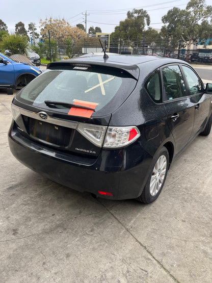 Wrecking/Dismantling SUBARU IMPREZA GH 2009 Black 2L PETROL AWD AUTO - ACW249