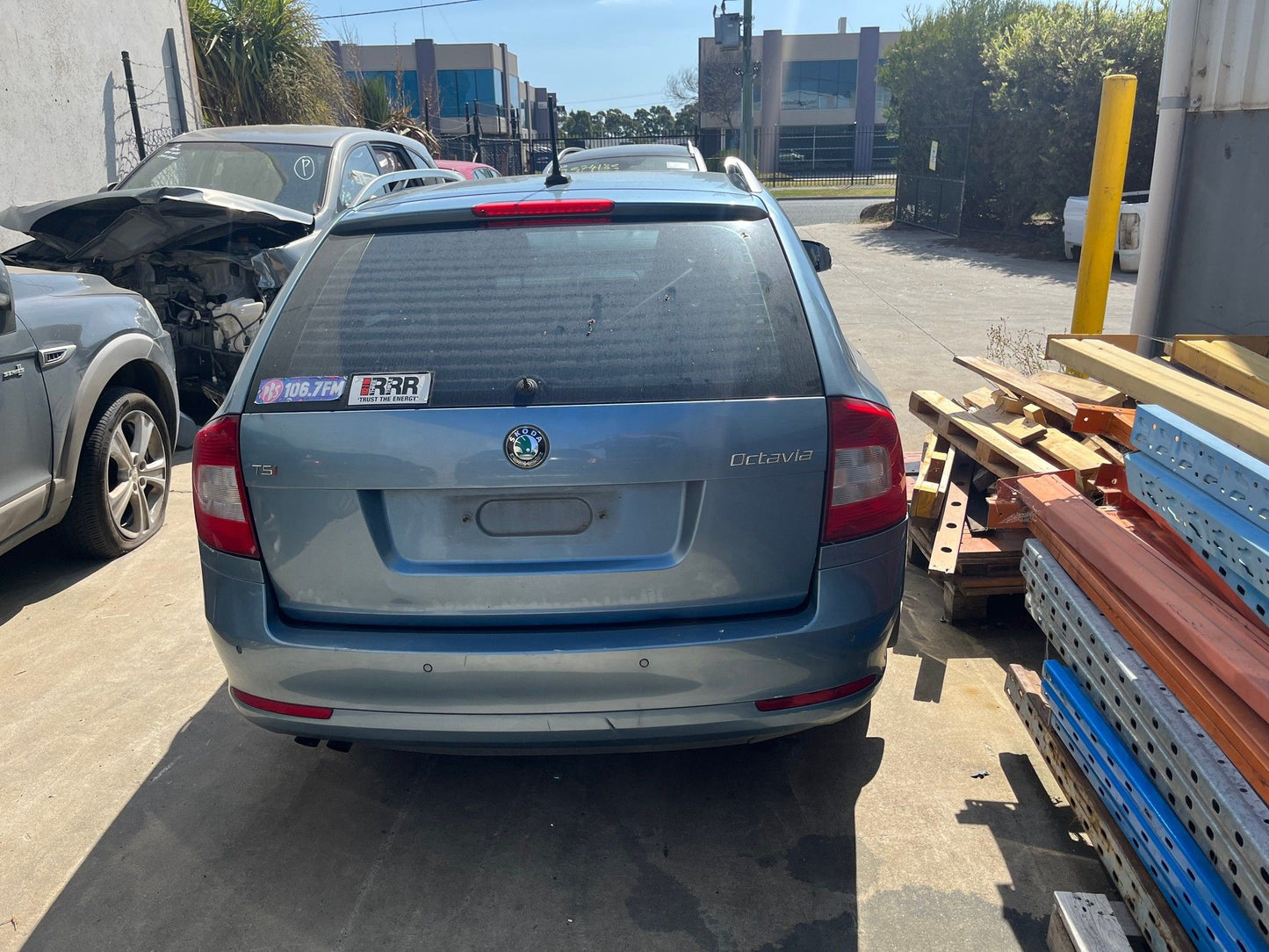 Skoda Octavia 1z Wagon 2012 1.8l Petrol Turbo Fwd Auto - Rear Bar Reinforcement Bar 1Z-022827-RE-RIO