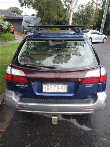 Subaru Outback Bh 2002 3l Petrol Awd Auto - Rear Bumper Bar BH029595-RB