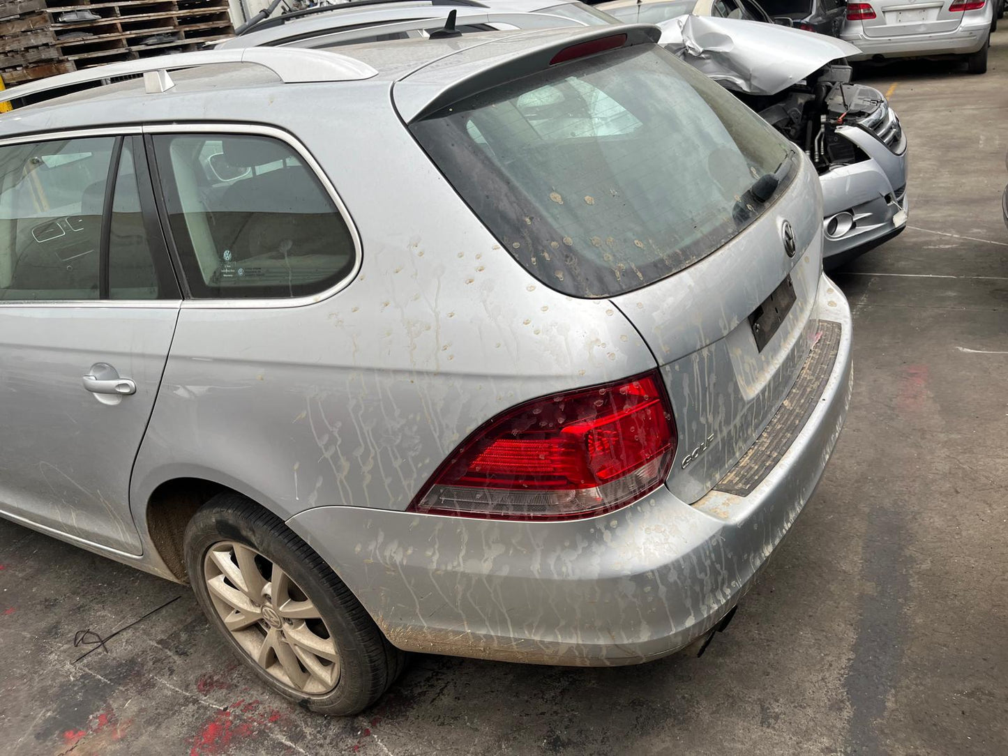 Wrecking/Dismantling VW Golf Mk6 Wagon 2012 silver 1.4L petrol auto - ACW278