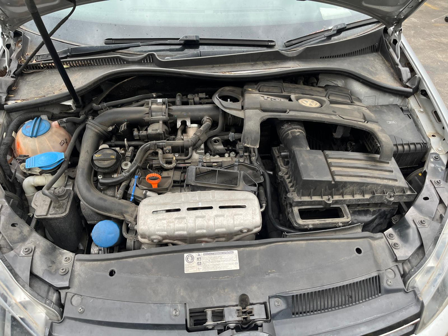 Wrecking/Dismantling VW Golf Mk6 Wagon 2012 silver 1.4L petrol auto - ACW278