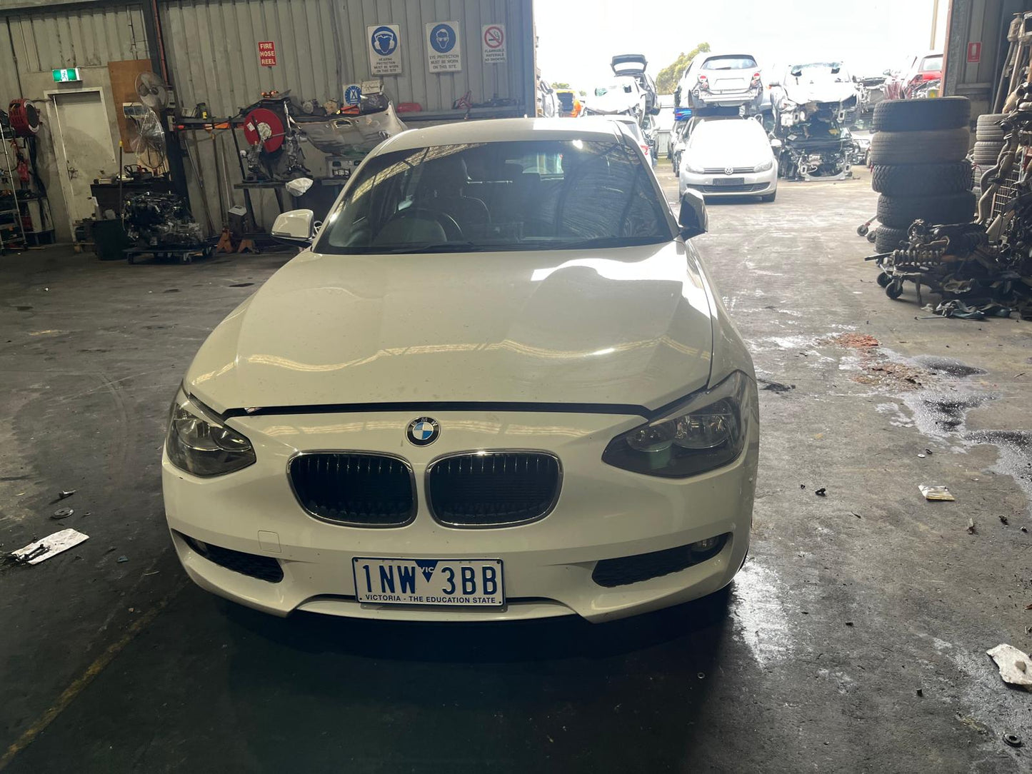 Wrecking/Dismantling BMW 118I F20 2015 White 1.6L petrol RWD Auto - ACW279