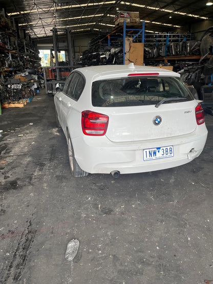 Wrecking/Dismantling BMW 118I F20 2015 White 1.6L petrol RWD Auto - ACW279