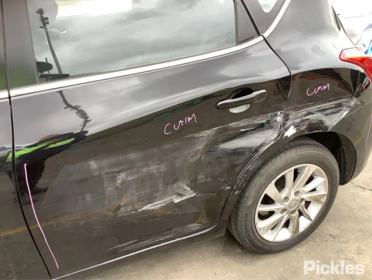 NISSAN PULSAR C12 2016 black - Right Front Door - AU-219-NI-14LP-D-B