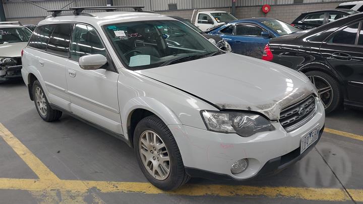 SUBARU OUTBACK BP 2005 white - Right Rear Door - AU-219-SU-28LP-D-D