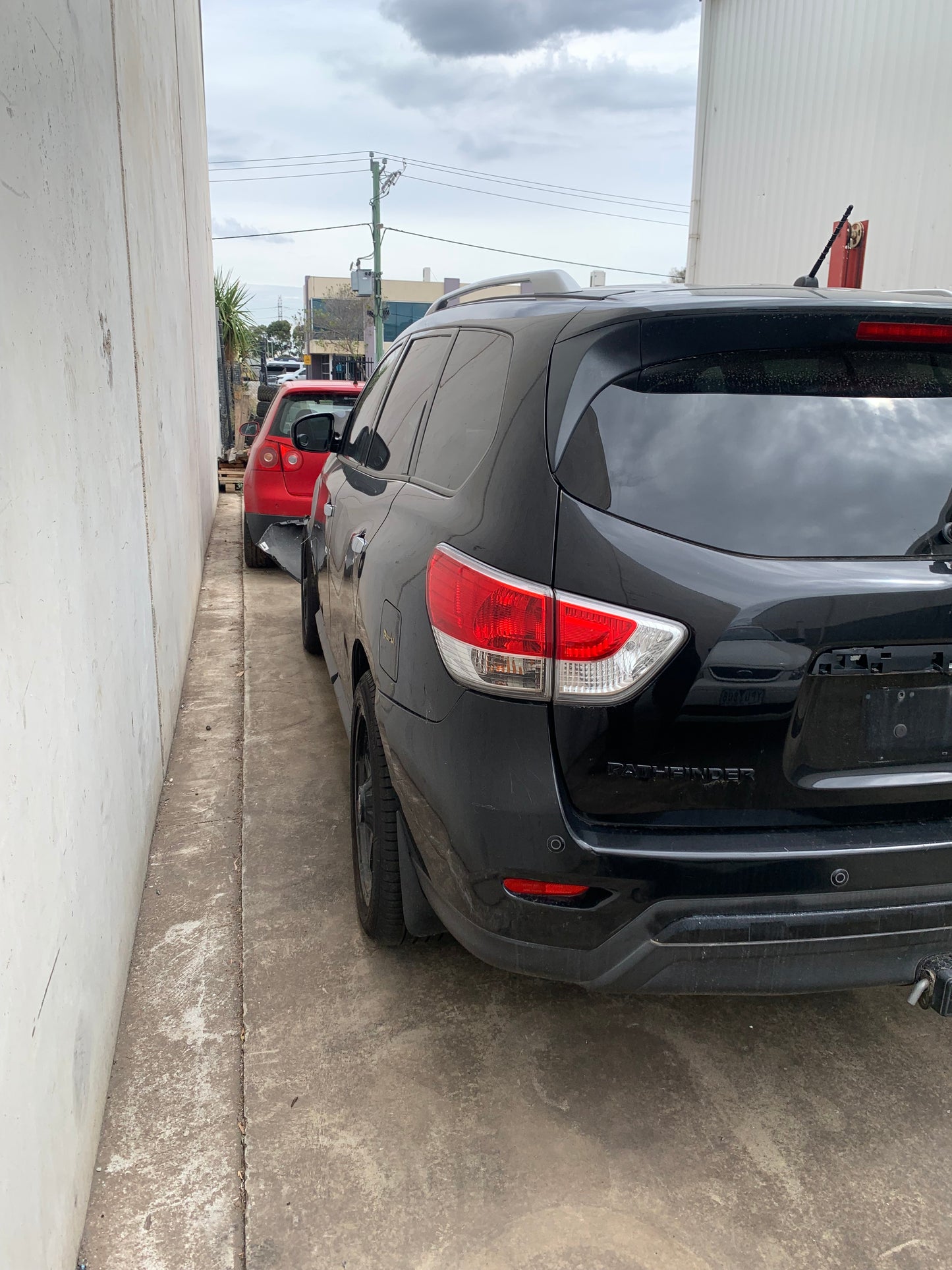 NISSAN PATHFINDER R52 2015 black - Right Rear Door - AU-219-NI-21LP-D-D