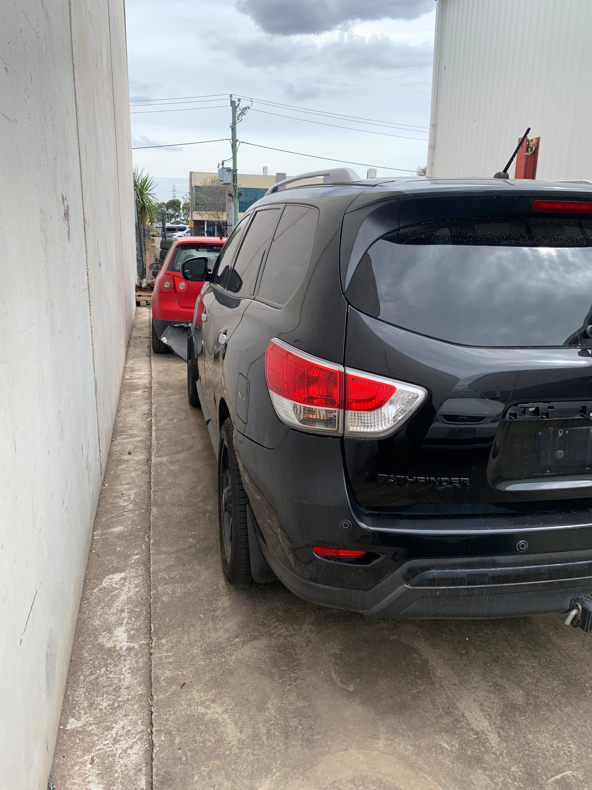 NISSAN PATHFINDER R52 2015 black - Right Rear Door - AU-219-NI-21LP-D-D