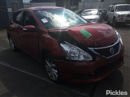 NISSAN PULSAR C12 2016 red - Left Front Door - AU-219-NI-6LP-D-A