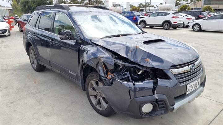 SUBARU OUTBACK BR 2014 grey - Left Rear Door - AU-219-SU-19LP-D-C