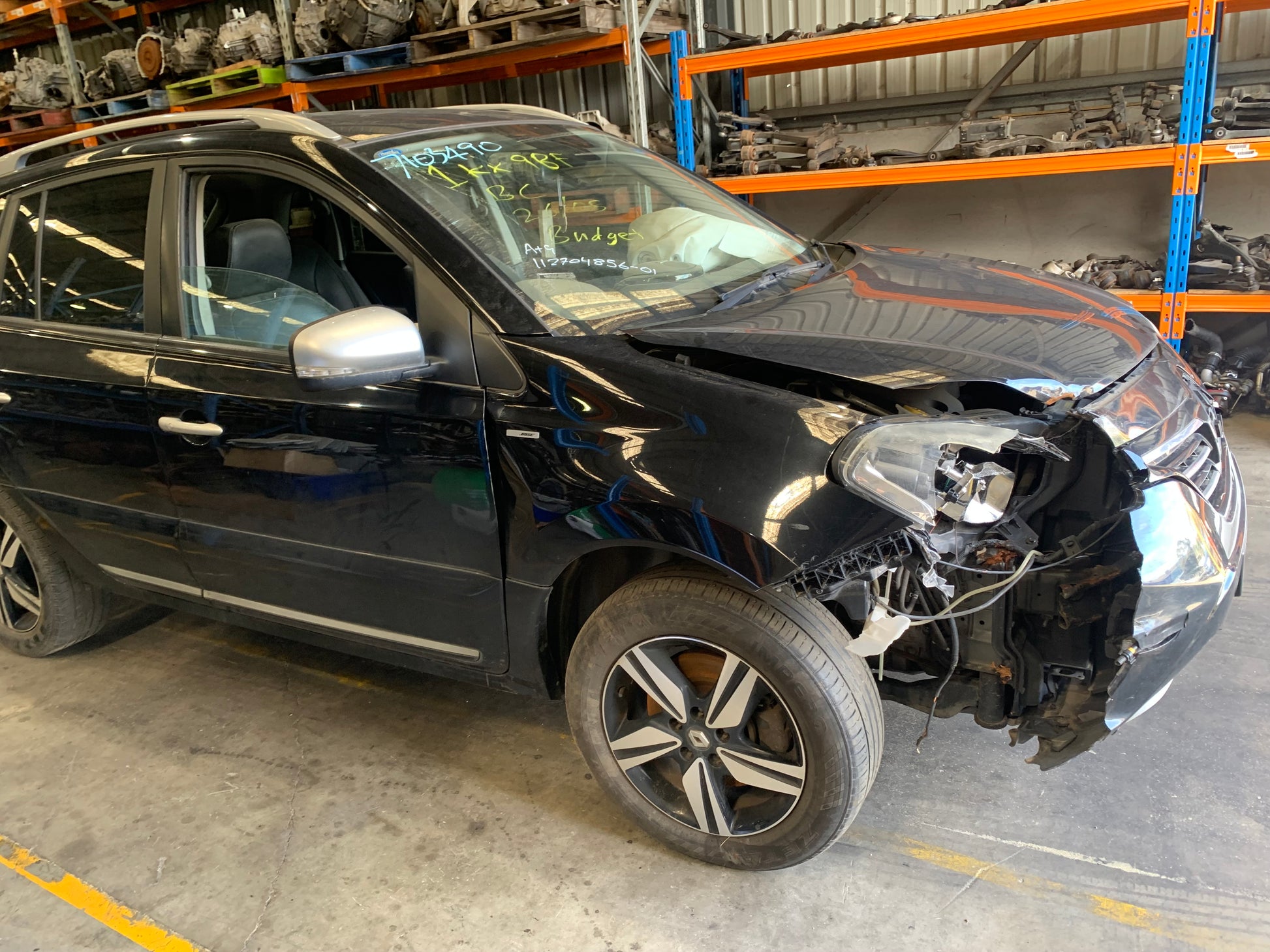 RENAULT KOLEOS H45 2015 black - Right Rear Door - AU-219-RE-4LP-D-D