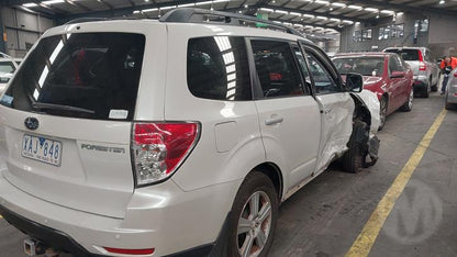 SUBARU FORESTER SH 2008 white - Left Rear Door - AU-219-SU-32LP-D-C