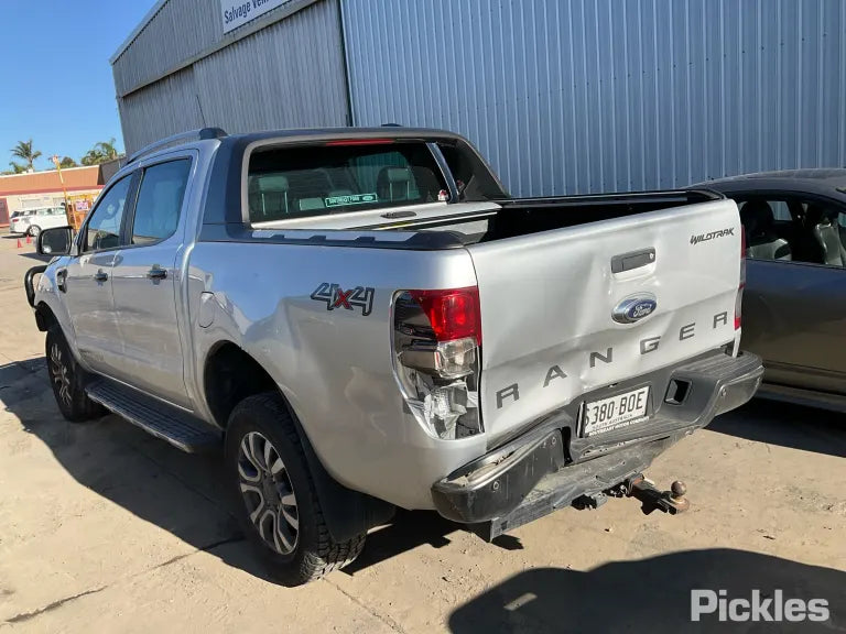 Ford Ranger 2017 Rear Ford Ranger wildtrak 2017 silver 3.2L diesel auto 4WD - Rear Shockers ...