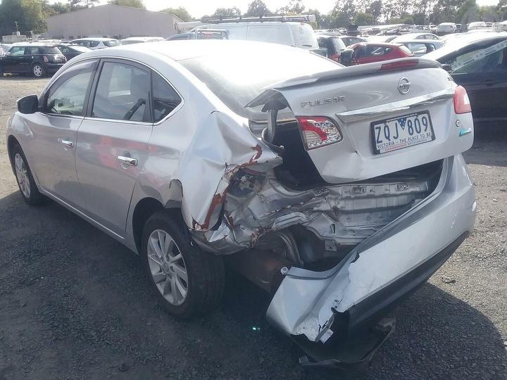 Nissan Pulsar B17 Sedan 2013 1.8L Petrol Auto Silver - LHF Door Shell